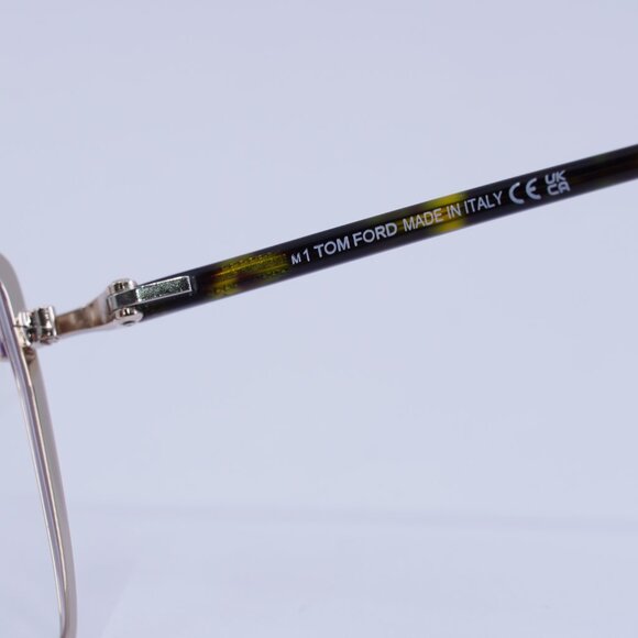 🕶️ New Tom Ford FT5740-B 028 Eyeglasses - Shiny Rose Gold Frame - Picture 7 of 9